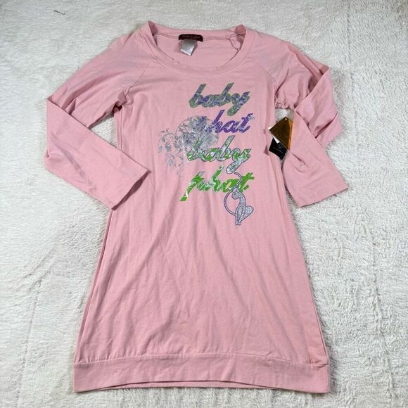 Vintage Baby Phat NWT Deadstock Long Sleeve Mini Long Sleeve Dress - Picture 1 of 8